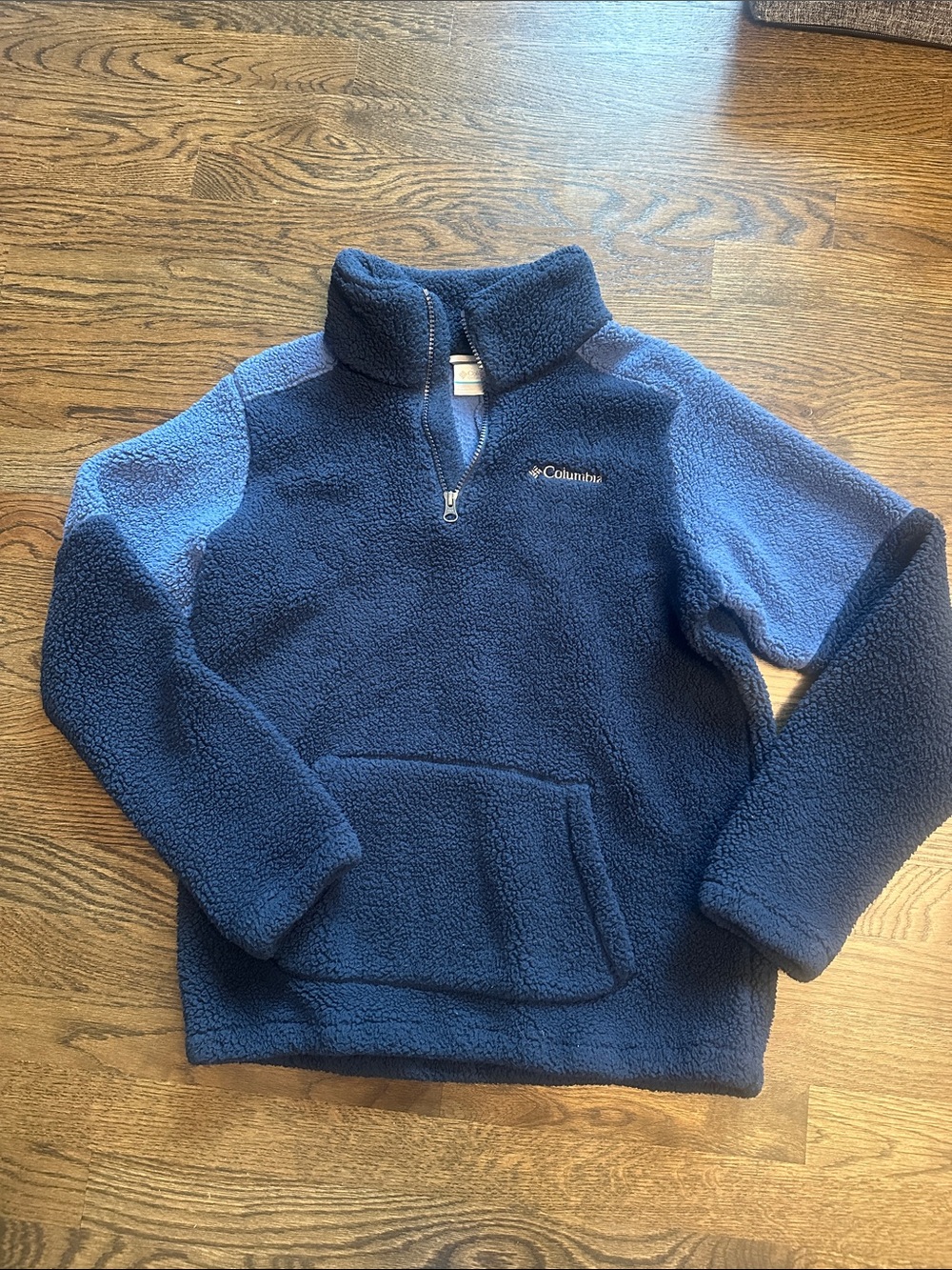Columbia Kids Blue Sherpa Half-Zip Pullover